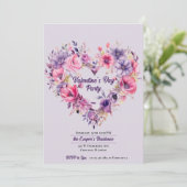 愛の開花 |バレンタインデーパーティの招待状 招待状 (スタンド正面)