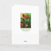 愛の間にライズバレンタインデーのアートカード シーズンカード (裏面)