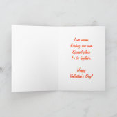 愛の間にライズバレンタインデーのアートカード シーズンカード (内部)