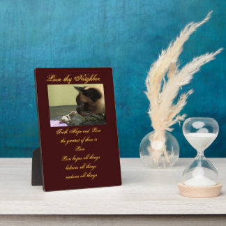 愛の隣人のプラーク フォトプラーク