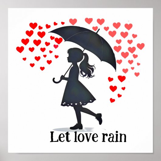 愛の雨を降らせ ポスター (正面)