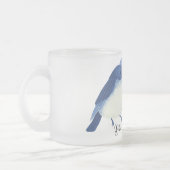 愛の青い鳥 フロストグラスマグカップ (左)