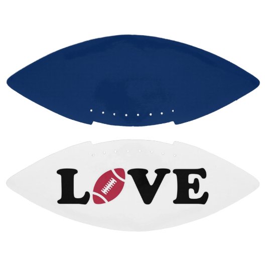 愛の青および白いフットボール アメリカンフットボール (パネル)