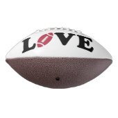 愛の青および白いフットボール アメリカンフットボール (回転270)