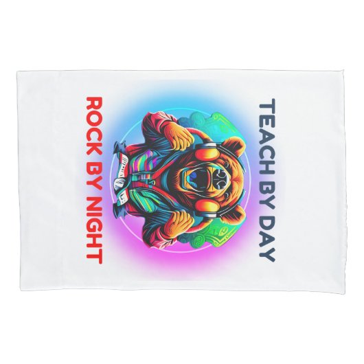 愛の音楽を聴く 枕カバー (正面)