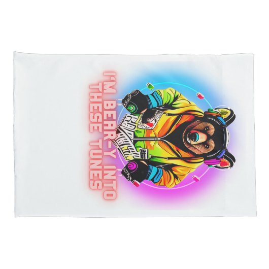 愛の音楽を聴く 枕カバー (裏面-右)