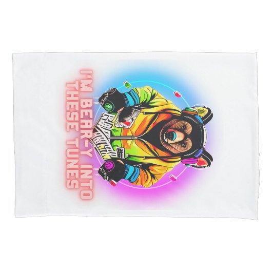 愛の音楽を聴く 枕カバー (正面左)