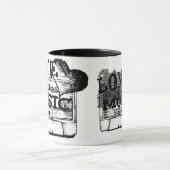 愛の音楽4ヴィンテージマグ マグカップ (中央)