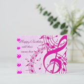 愛の音楽_ ポストカード (スタンド正面)