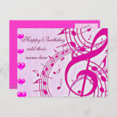 愛の音楽_ ポストカード (正面/裏面)