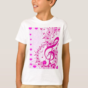 愛の音楽_ Tシャツ