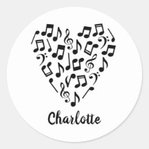愛の音符 ハートのメロディ 名前をつけて