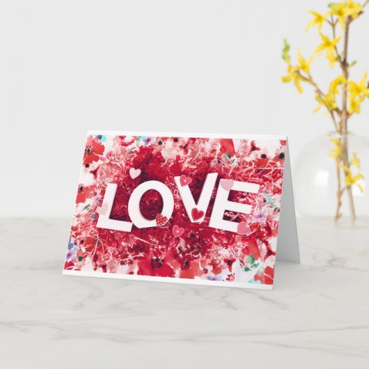 愛の願いで溢れ返る誕生日 カード (黄色い花)