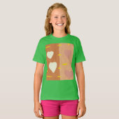 愛の風女子リンガーTシャツ Tシャツ (正面フル)