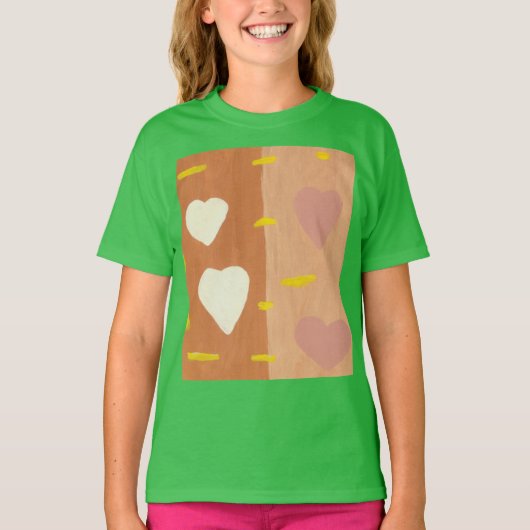 愛の風女子リンガーTシャツ Tシャツ (正面)