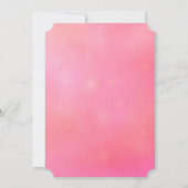 愛の飛行機の旅の目的地の結婚式 招待状 (裏面)