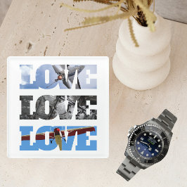 愛の飛行機、航空機、航空、ホームデッキ ガラスコースター