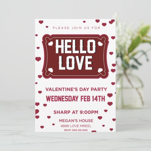 愛の香りコーヒーバブルこんにちは愛のフェスタ 招待状 (スタンド正面)