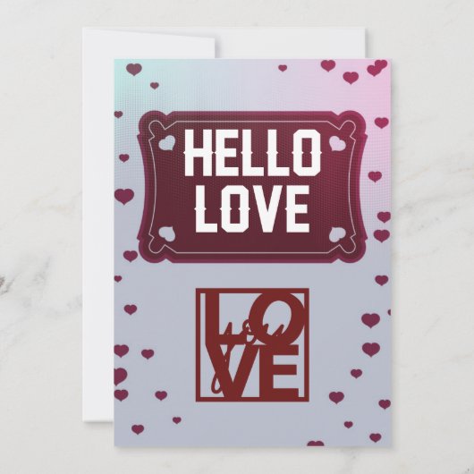 愛の香りコーヒーバブルこんにちは愛のフェスタ 招待状 (裏面)