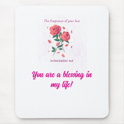 愛の香り マウスパッド (正面)
