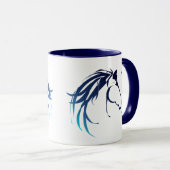 愛の馬そんなに私のおもしろい引用文マグ マグカップ (正面右)