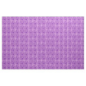 愛の馬の用語かわいい紫のパターン ファブリック (ヤード)
