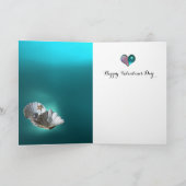 愛の馬,ブルーピンクのエーカー,バレンタインデー シーズンカード (内部)