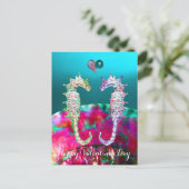 愛の馬,ブルーピンクのエーカー,バレンタインデー シーズンポストカード (スタンド正面)