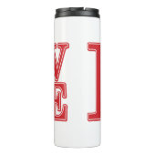 愛の馬。私は馬が大好き タンブラー (裏面)