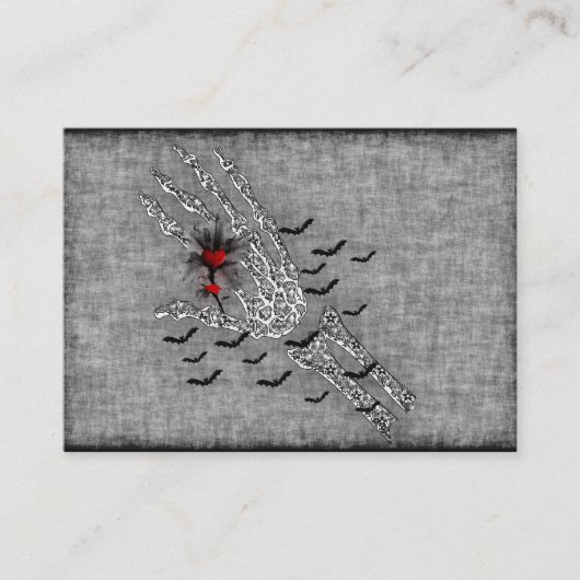 愛の骨格手 名刺 (正面)