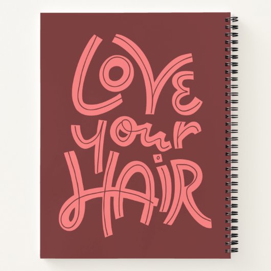 『愛の髪』 ノートブック (裏面)