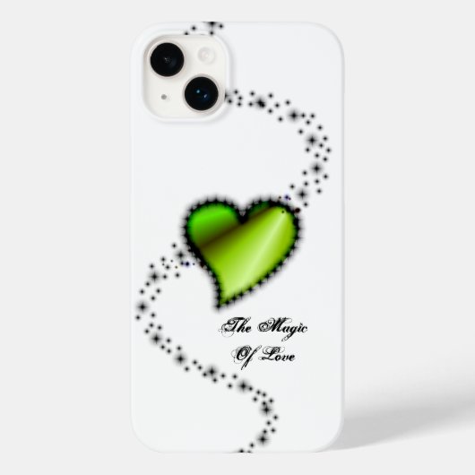愛の魔法、星と虹のハート Case-Mate iPhoneケース (裏面)