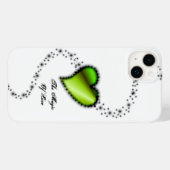 愛の魔法、星と虹のハート Case-Mate iPhoneケース (裏面 (横))