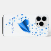 愛の魔法、星と虹のハート iPhoneケース (裏面横)