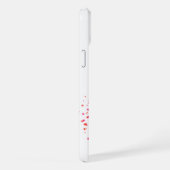 愛の魔法、虹のハートと星 iPhoneケース (右側面)