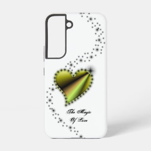 愛の魔法、虹のハートと星 SAMSUNG GALAXY S22ケース
