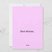 愛の鮮やかな波 ヴァレンタインデーカード シーズンカード (裏面)