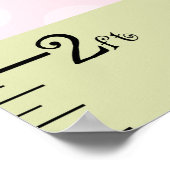 愛の鳥とフクロウの枝の成長のグラフ保8x44! ポスター (角)