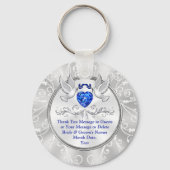 愛の鳥の結婚式の引き出物結婚、キーチェーンの好意。 キーホルダー (正面)