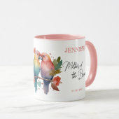 愛の鳥の花嫁のお母さん マグカップ (正面右)