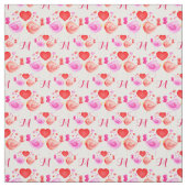 愛の鳥の芸術モノグラム繊維の繰り返しパターン ファブリック (見本)