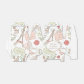 愛の鳥の鳥かご愛好家パリエッフェルタワー フェイバーボックス (折り畳みなし)