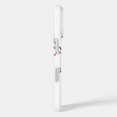 愛の鳥オンブランチ – ロマンチックな赤いハートツリーアート Case-Mate iPhoneケース (裏面 / 右)