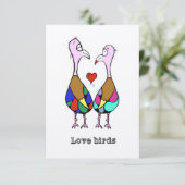 愛の鳥カード カード (スタンド正面)