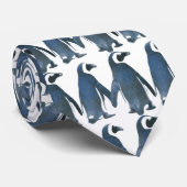 愛の鳥ペンギンカップルThunder_Cove ネクタイ (ロール)