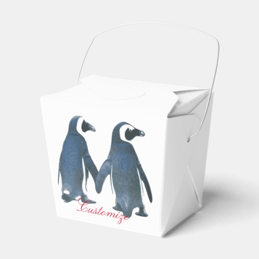 愛の鳥ペンギンカップルThunder_Cove フェイバーボックス (正面サイド)