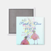 愛の鳥結婚の磁石 マグネット (正面/裏面)