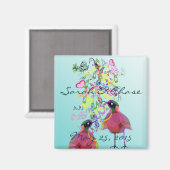 愛の鳥結婚の磁石 マグネット (正面/裏面)