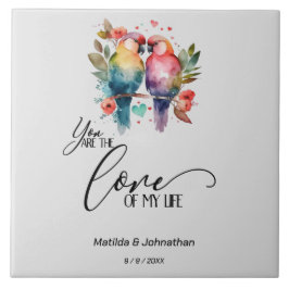 愛の鳥。お前は俺の命を愛してる！ タイル