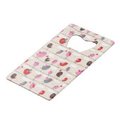 愛の鳥 クレジットカード栓抜き (裏面アングル)